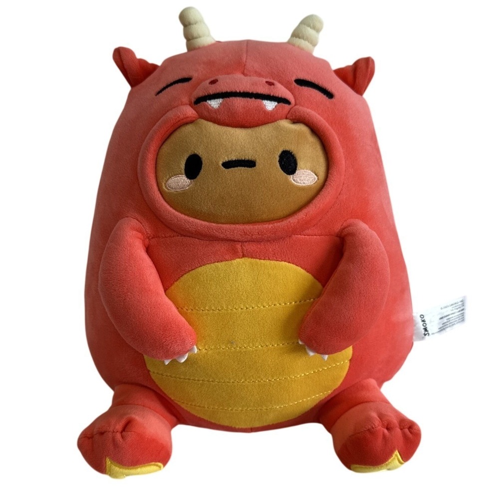 Smoko Dragon Tayto Plush: Fantasy Stuffed Animal, Polyester Material HTF